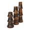 Hello Honey® Wooden Waves Taper Candle Holder Set